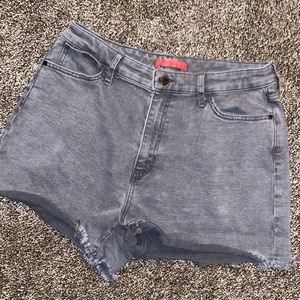 Jennifer Lopez Dark Wash Jean Shorts